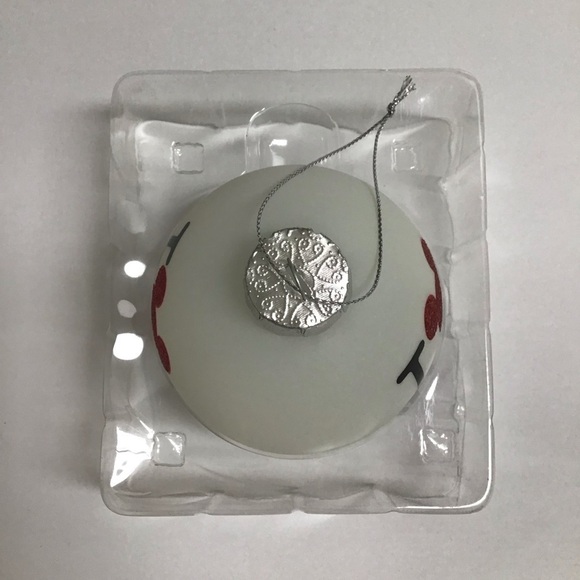 NEW Disney Store Authentic I LOVE NEW YORK Glass Christmas Ornament Mickey Ears - Picture 6 of 16